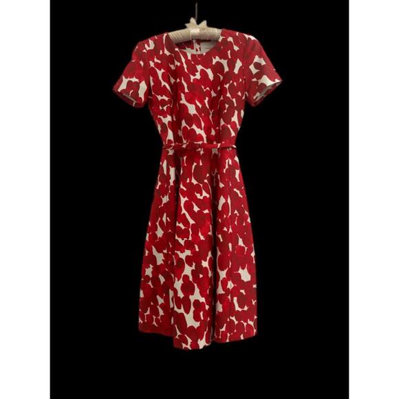 Carolina Herrera Sheath Waist Dress Sz 0 - Picture 2 of 7